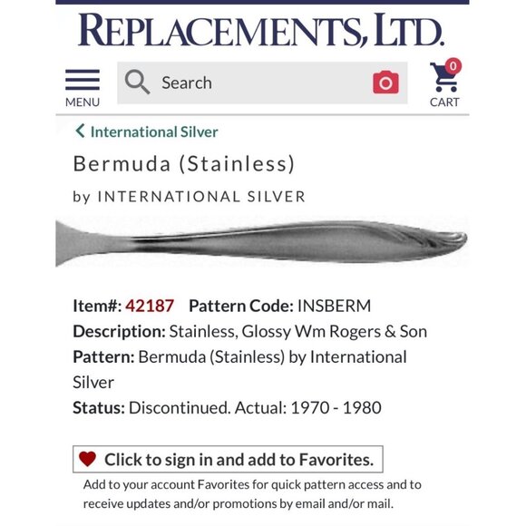 Wm Rogers & Son Bermuda Stainless Steel 4 dinner Fork Set Glossy Finish 1970s Vi - Picture 1 of 5